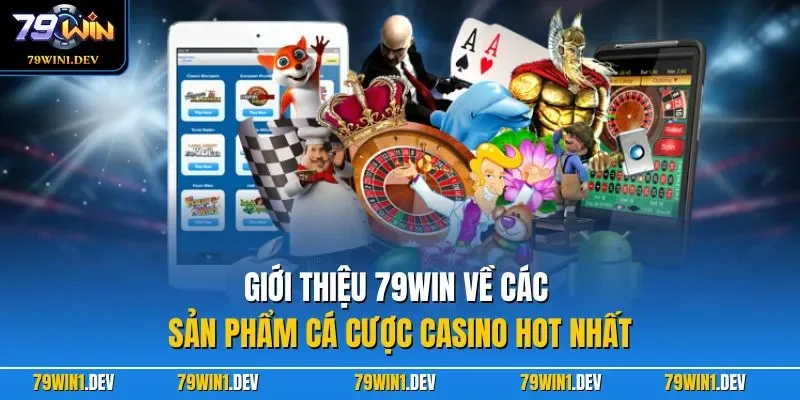 Giới thiệu 79WIN về các sản phẩm cá cược casino hot nhất 
